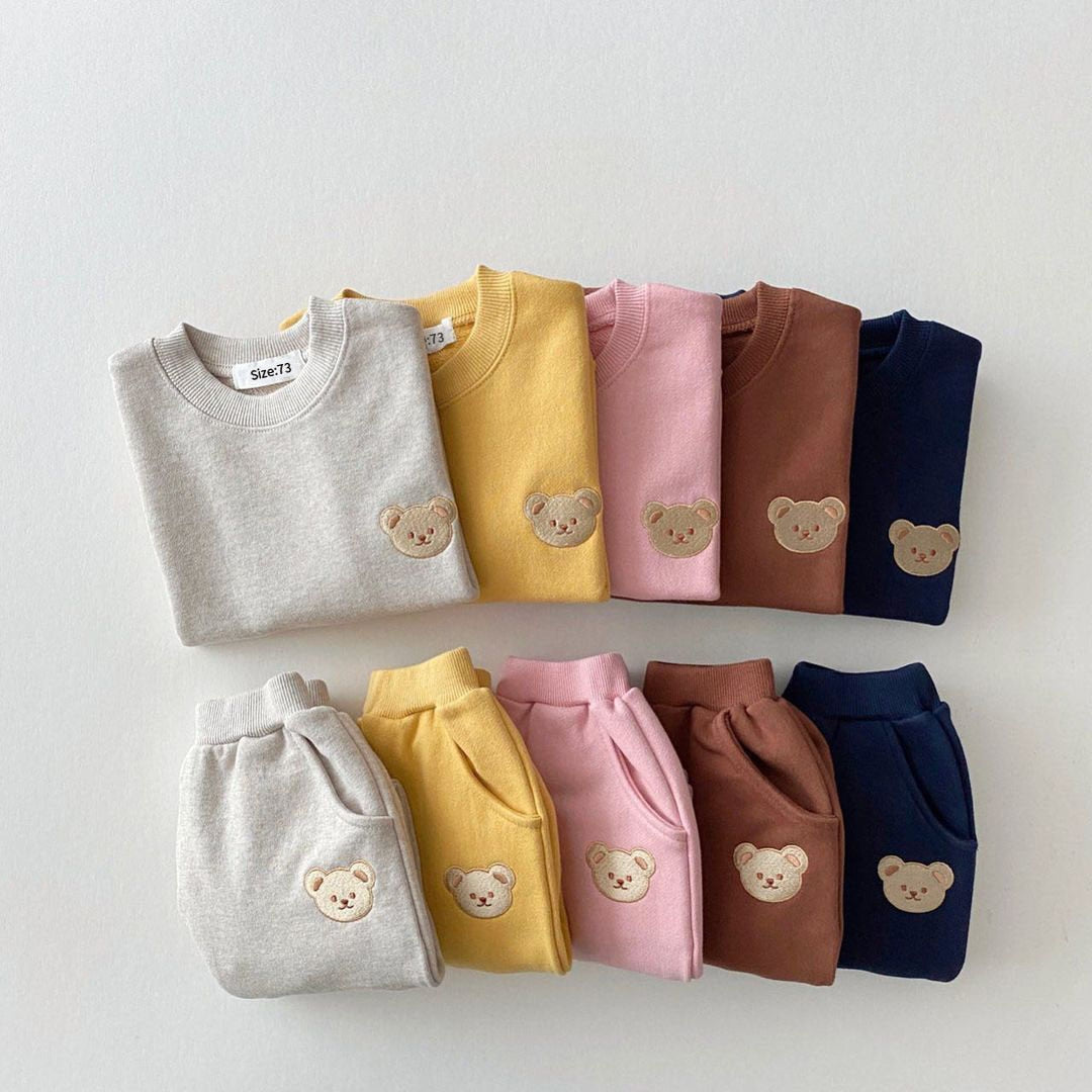 Teddy Bear Top & Sweatpants (6m - 5y)