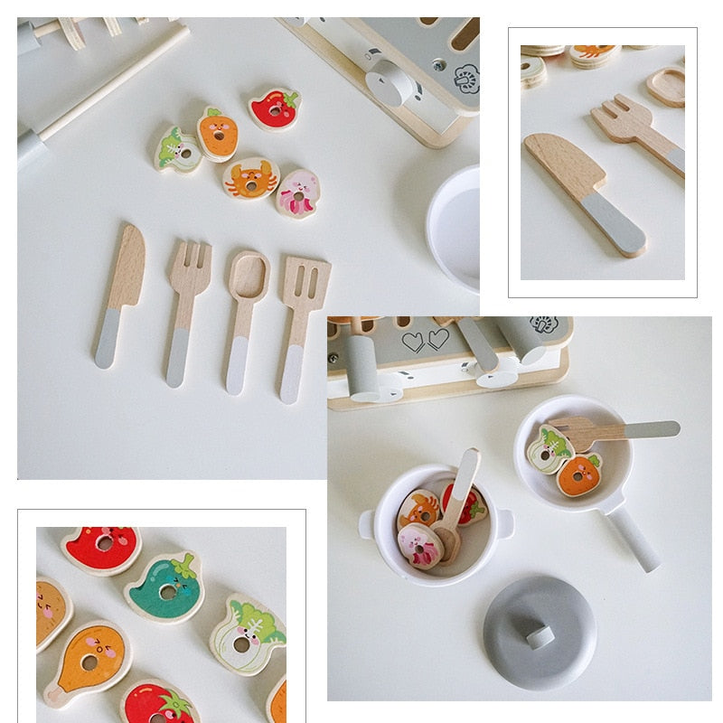 Wooden BBQ & Kitchenette