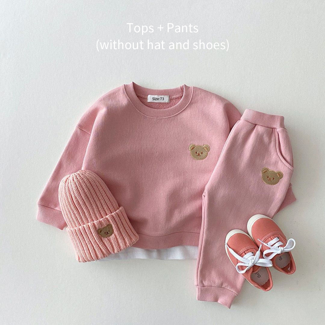 Teddy Bear Top & Sweatpants (6m - 5y)