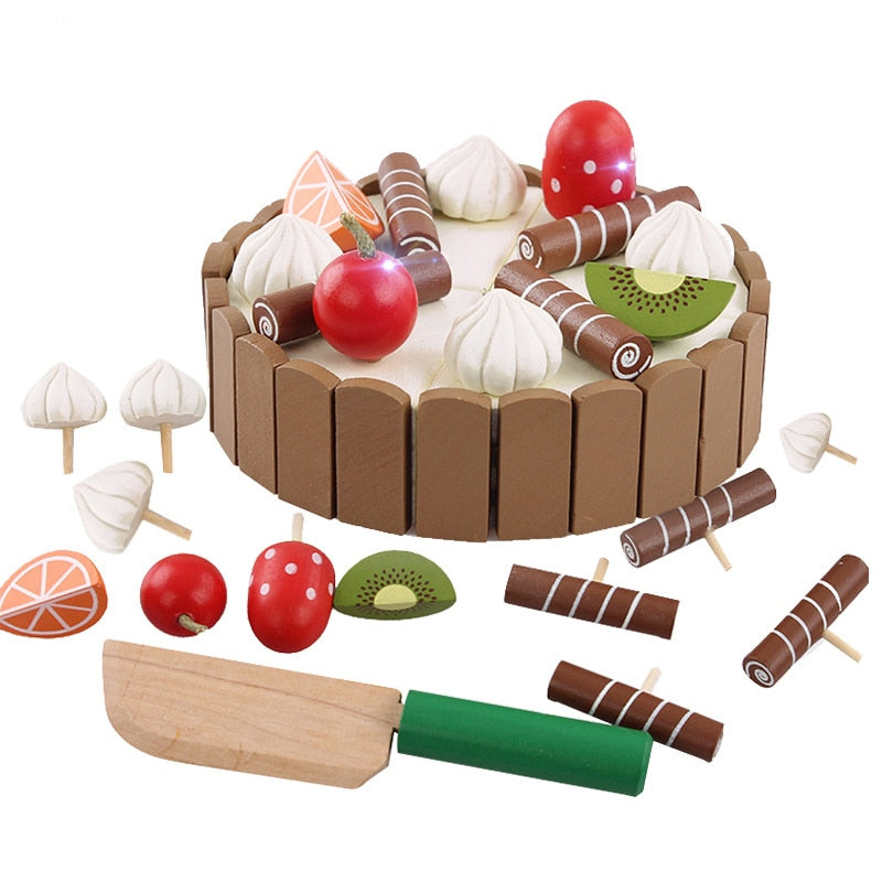 Wooden Magnetic Chocolate Cake