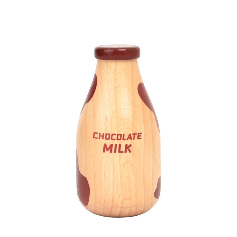 Wooden Milk Bottles