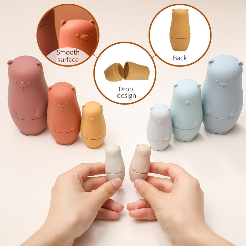 Silicone Matryoshka Animals