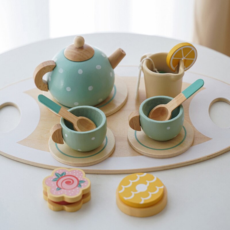 Wooden Afternoon Tea & Cake Set